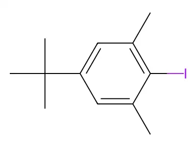 5-tert-Butyl-2-iodo-1,3-dimethylbenzene structure