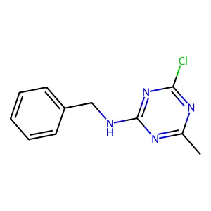 N-苄基-4-氯-6-甲基-1,3,5-三嗪-2-胺 structure