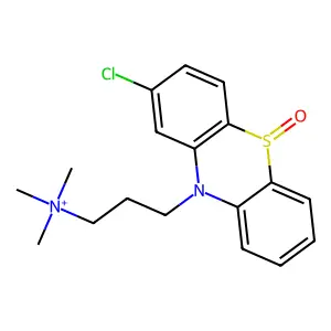 3-(2-chloro-5-oxophenothiazin-10-yl)propyl-trimethylazanium structure