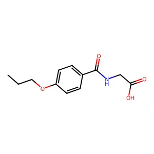 (4-Ethoxy-benzoylamino)-acetic acid structure