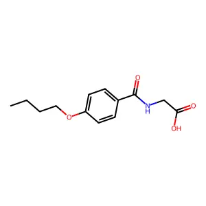 2-((4-Butoxyphenyl)formamido)acetic acid structure
