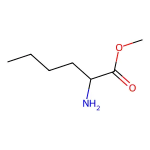 Methyl 2-aminohexanoate structure