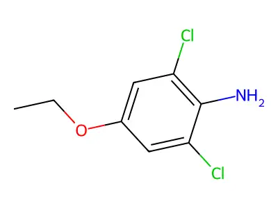 2,6-Dichloro-4-ethoxyaniline structure
