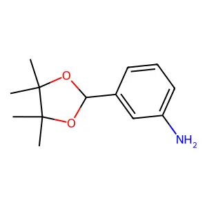 3-(4,4,5,5-Tetramethyl-1,3-dioxolan-2-yl)aniline structure