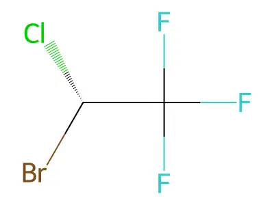 (S)-halothane structure