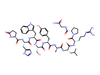 6-D-Ala-gonadorelin structure