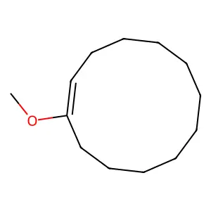 trans-1-Methoxycyclododecene structure