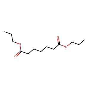 Dipropyl heptanedioate structure