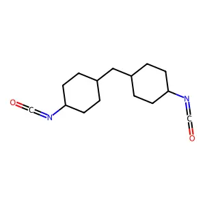 二环己基甲烷二异氰酸酯 structure