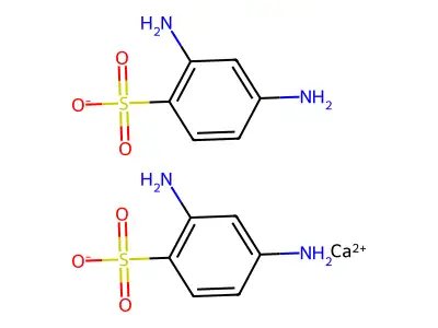 2,4-二氨基苯磺酸钙盐 structure