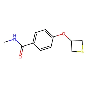 N-Methyl-4-(thietan-3-yloxy)-benzamide structure