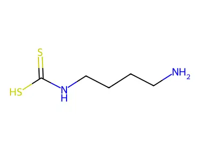 Dithio(4-aminobutyl)carbamic acid inner salt structure