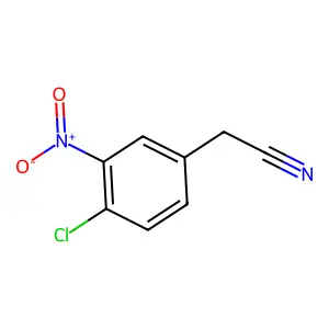 2-(4-Chloro-3-nitrophenyl)acetonitrile structure
