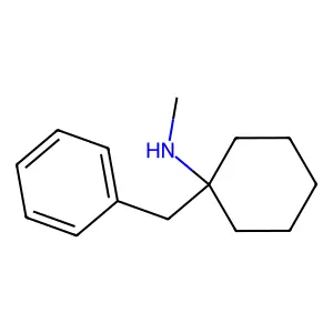 1-benzyl-N-methylcyclohexan-1-amine structure