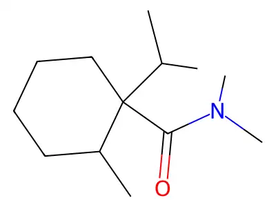1-(Isopropyl)-N,N,2-trimethylcyclohexanecarboxamide structure