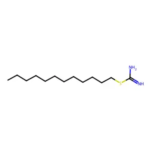 Dodecyl carbamimidothioate structure