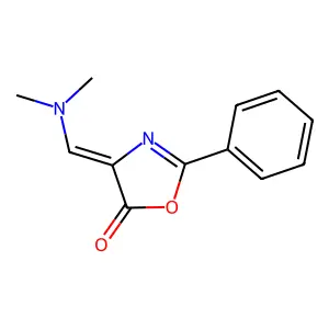 4-((Dimethylamino)methylene)-2-phenyloxazol-5(4H)-one structure
