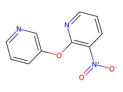3-Nitro-2-(pyridin-3-yloxy)pyridine structure