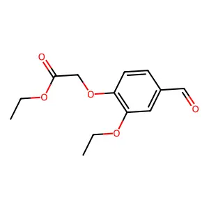 Ethyl 2-(2-ethoxy-4-formylphenoxy)acetate structure