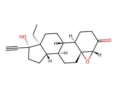 Levonorgestrel 4beta,5-oxide structure