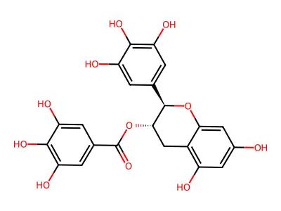 没食子儿茶素没食子酸酯 structure