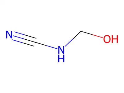 (羟甲基)氰胺 structure