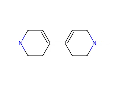 1,1'-Dimethyl-1,1',2,2',3,3',6,6'-octahydro-4,4'-bipyridine structure