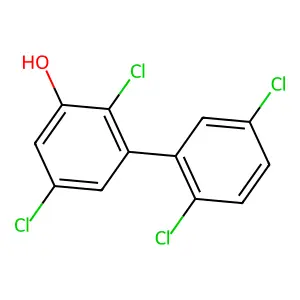 3-Hydroxy-2,2',5,5'-tetrachlorobiphenyl structure