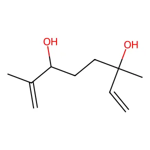 1,7-Octadiene-3,6-diol, 2,6-dimethyl- structure