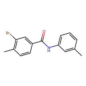 3-bromo-4-methyl-N-(3-methylphenyl)benzamide structure