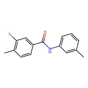 3-iodo-4-methyl-N-(3-methylphenyl)benzamide structure