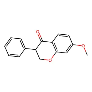 7-Methoxyisoflavanone structure