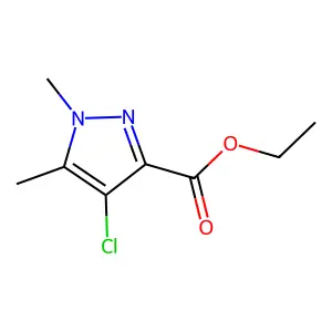 Ethyl 4-chloro-1,5-dimethyl-1H-pyrazole-3-carboxylate structure
