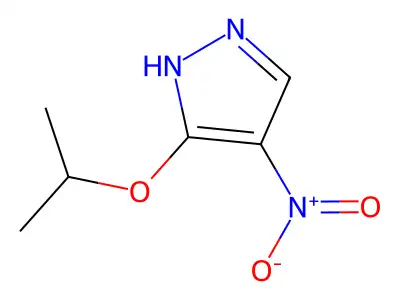 3-Isopropoxy-4-nitro-1H-pyrazole structure