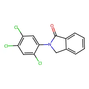 2-(2,4,5-trichlorophenyl)-3H-isoindol-1-one structure