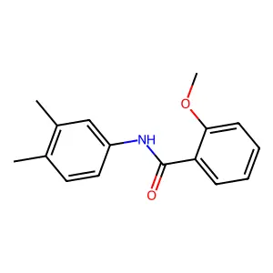 N-(3,4-二甲基苯基)-2-甲氧基苯甲酰胺 structure