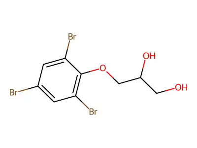 3-(2,4,6-Tribromophenoxy)propane-1,2-diol structure