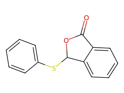 1(3H)-Isobenzofuranone, 3-(phenylthio)- structure