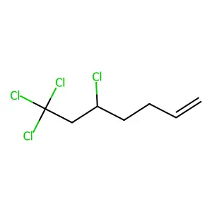 5,7,7,7-Tetrachloro-1-heptene structure