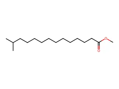 Methyl 13-methyltetradecanoate structure