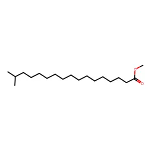 Methyl 16-methylheptadecanoate structure