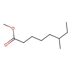Methyl 6-methyloctanoate structure