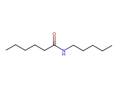 N-pentylhexanamide structure