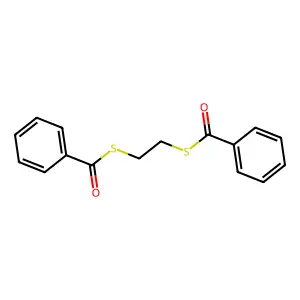 S-(2-benzoylsulfanylethyl) benzenecarbothioate structure