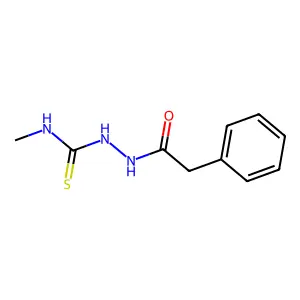 N-methyl-2-(phenylacetyl)hydrazinecarbothioamide structure