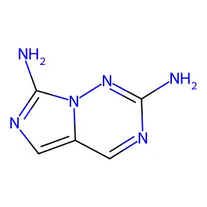 Imidazo[5,1-f][1,2,4]triazine-2,7-diamine structure