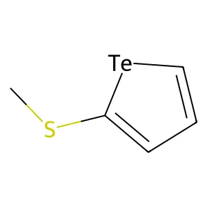 Tellurophene, 2-(methylthio)- structure