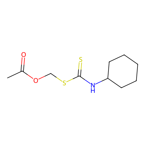 Cyclohexyldithiocarbamate structure