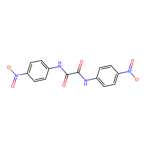 N,N'-bis(4-nitrophenyl)oxamide structure