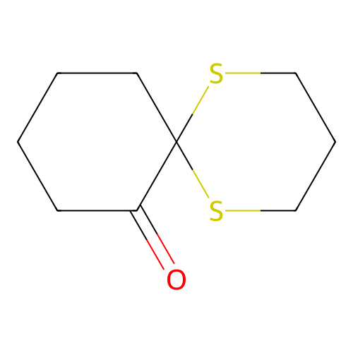 1,5-Dithia-spiro[5.5]undecan-7-one structure
